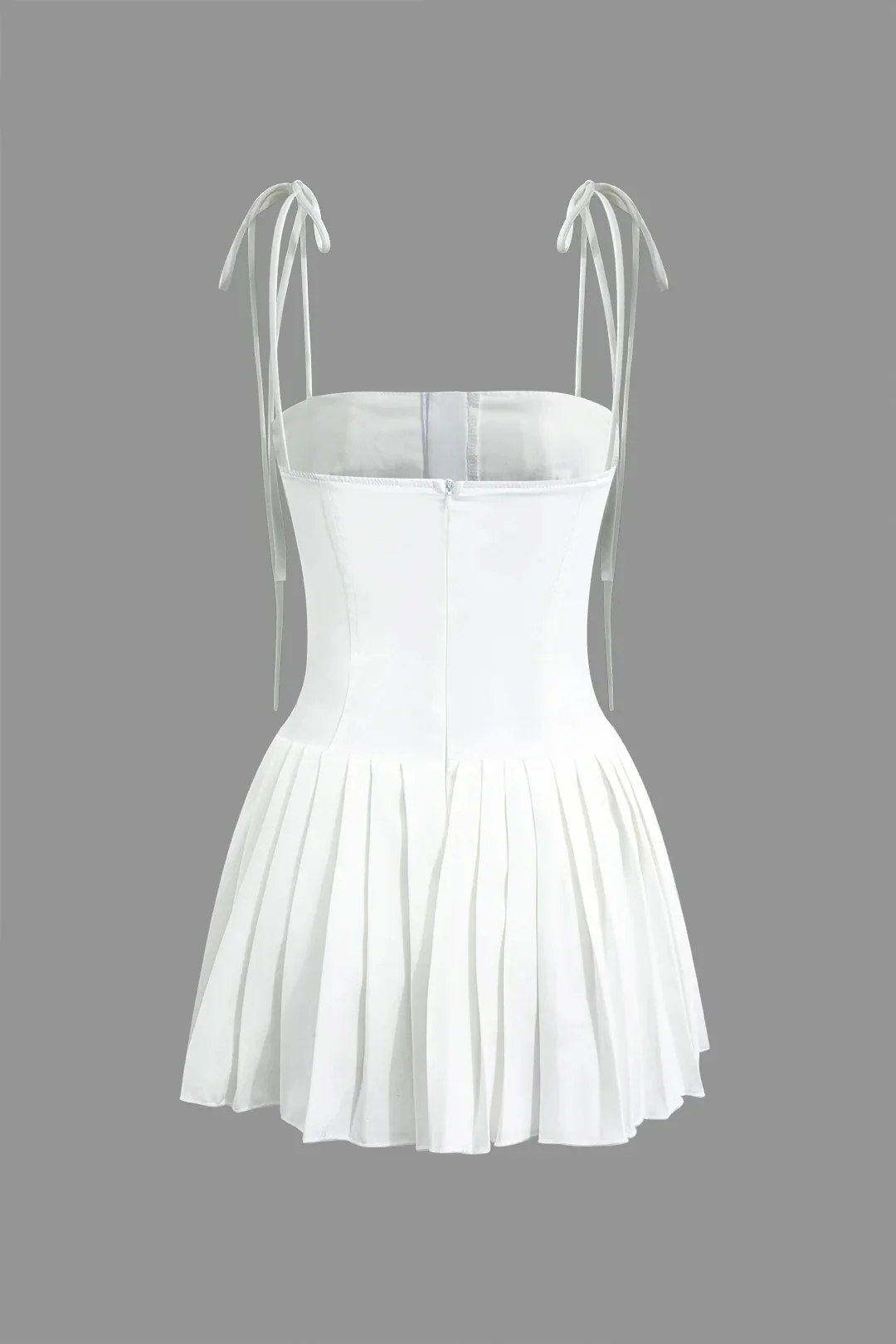 WHITE CORSET TENNIS SKIRT DRESS CIENNA